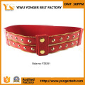 Wholesale Fashion Wide Skirt Ladies Elastic Dressy Leather Belt